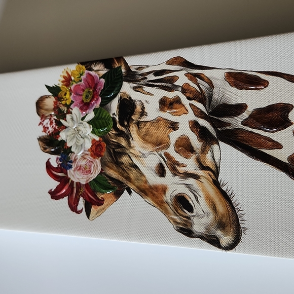 Giraffe Canvas Print - Picture 9 of 9